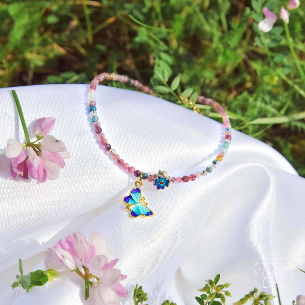 Tourmaline Anklet of Hope - Che Cose Belle