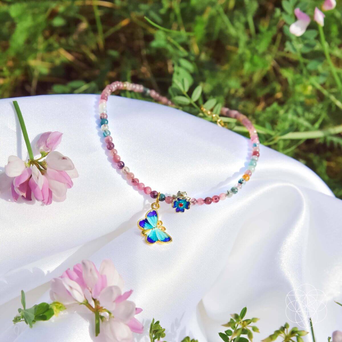 Tourmaline Anklet of Hope - Che Cose Belle