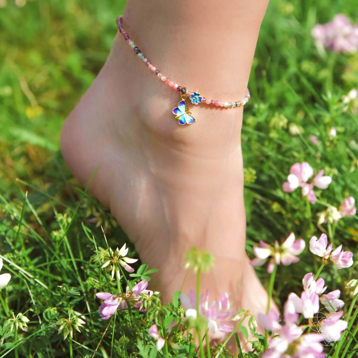 Tourmaline Anklet of Hope - Che Cose Belle