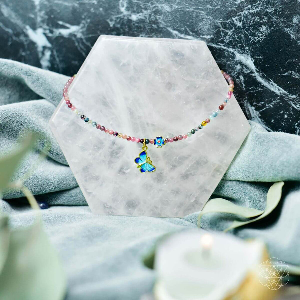 Tourmaline Anklet of Hope - Che Cose Belle
