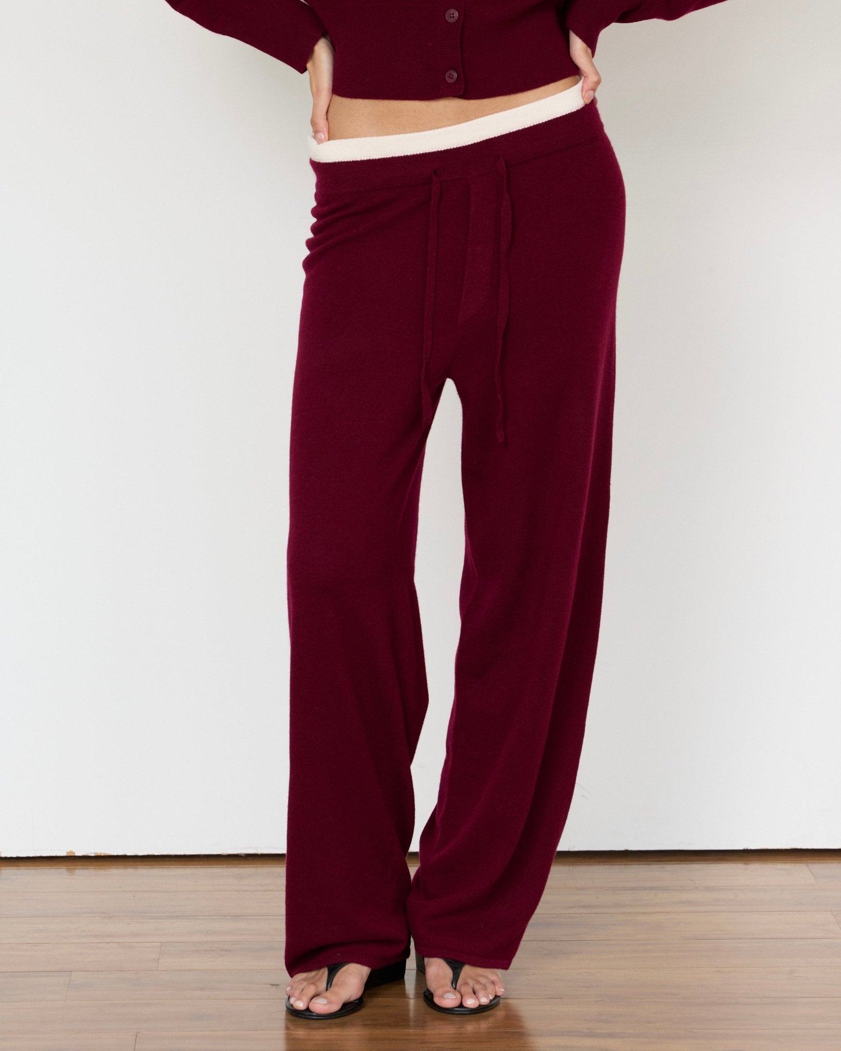 Tove Layered Cashmere Pant - Che Cose Belle