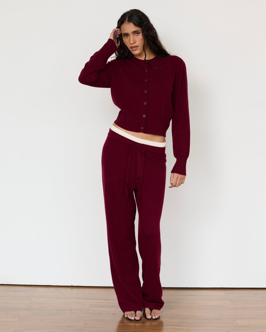 Tove Layered Cashmere Pant - Che Cose Belle