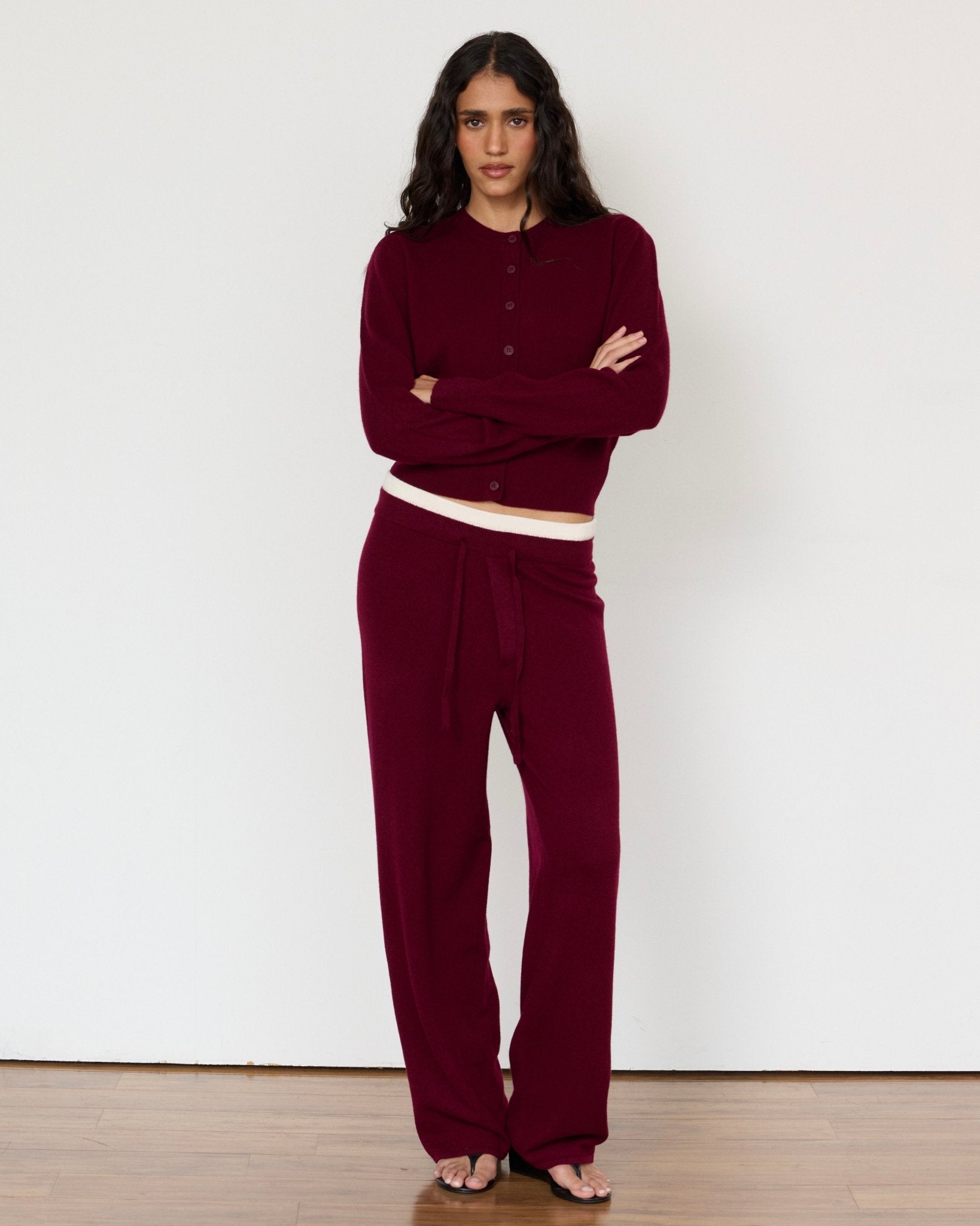 Tove Layered Cashmere Pant - Che Cose Belle