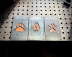 Trail of the Wild – Animal Tracks Layered Steel Wall Art - Che Cose Belle