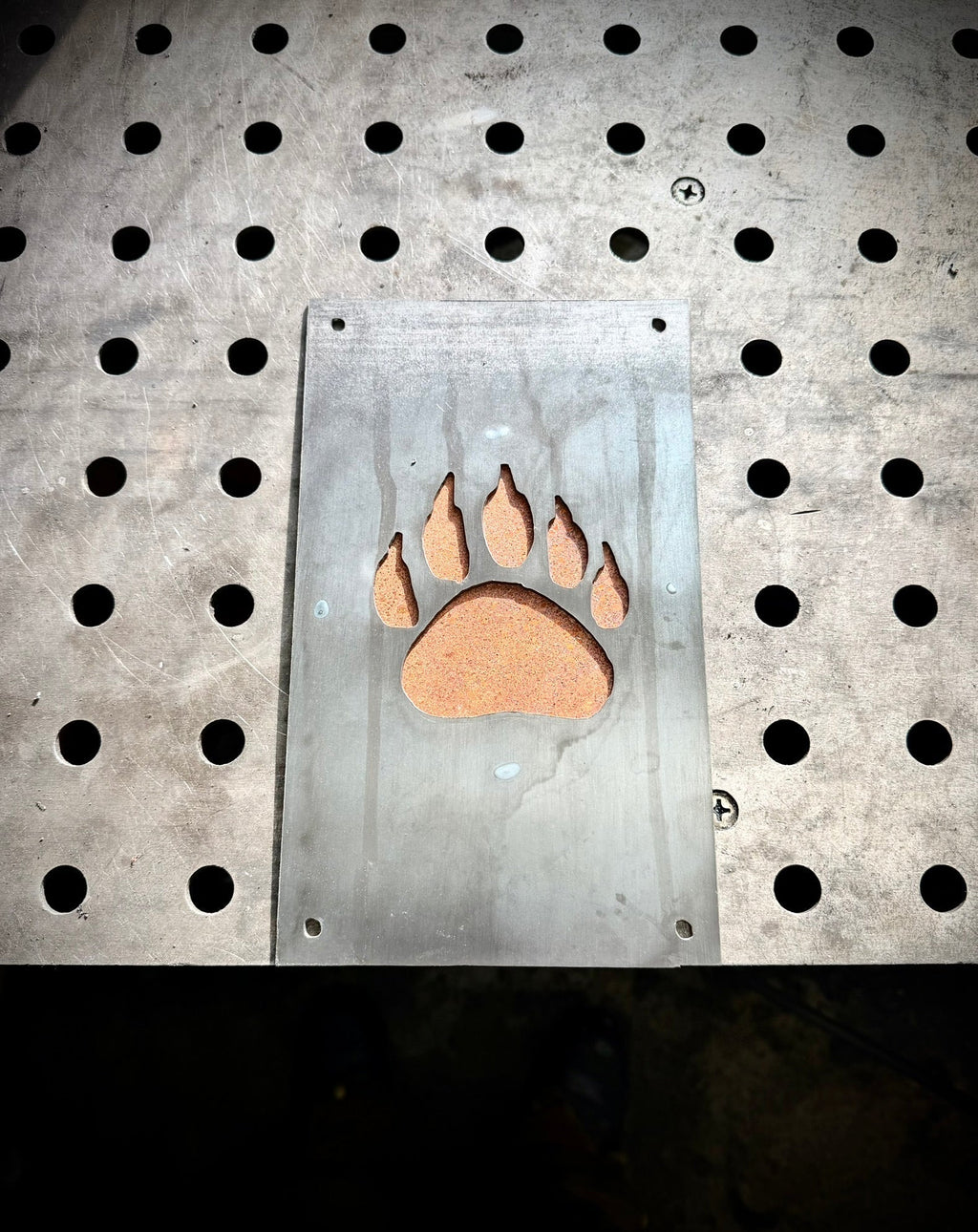 Trail of the Wild – Animal Tracks Layered Steel Wall Art - Che Cose Belle