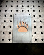 Trail of the Wild – Animal Tracks Layered Steel Wall Art - Che Cose Belle