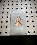 Trail of the Wild – Animal Tracks Layered Steel Wall Art - Che Cose Belle