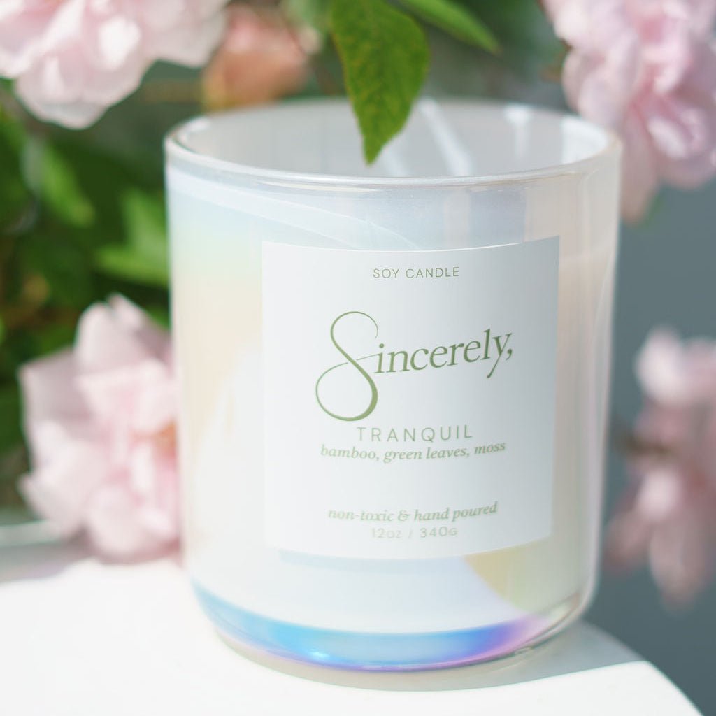 Tranquil Candle - Bamboo & Green Leaves - Che Cose Belle