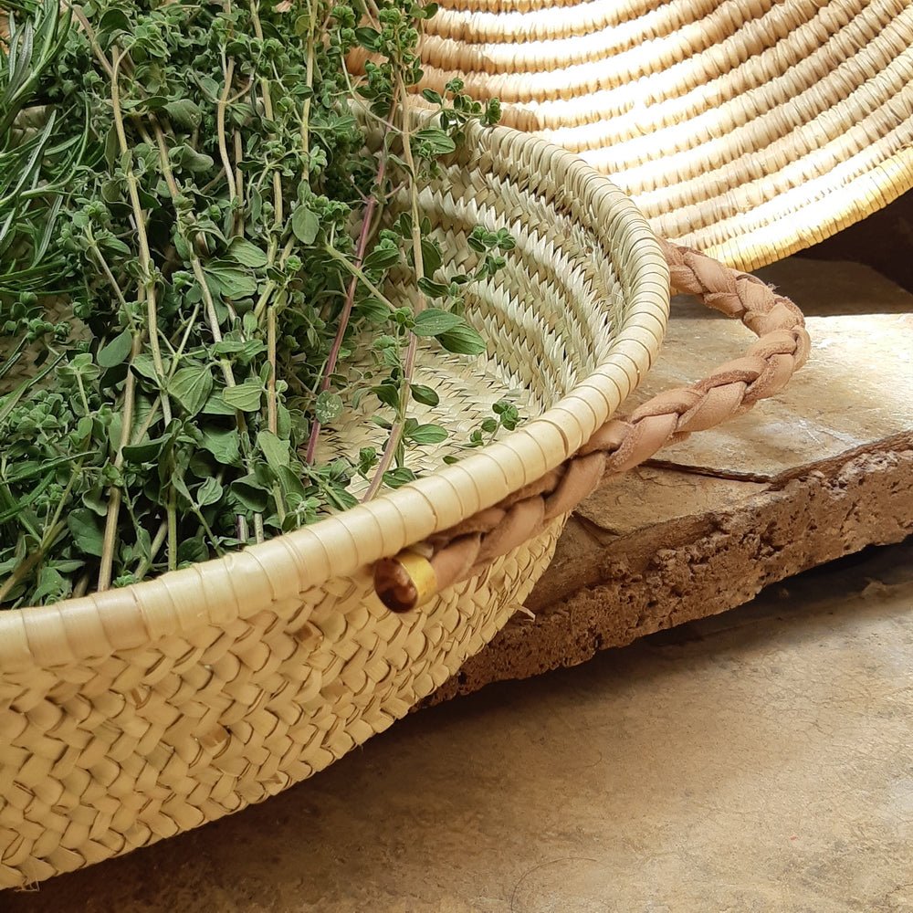 Tray with Leather Handles - Che Cose Belle