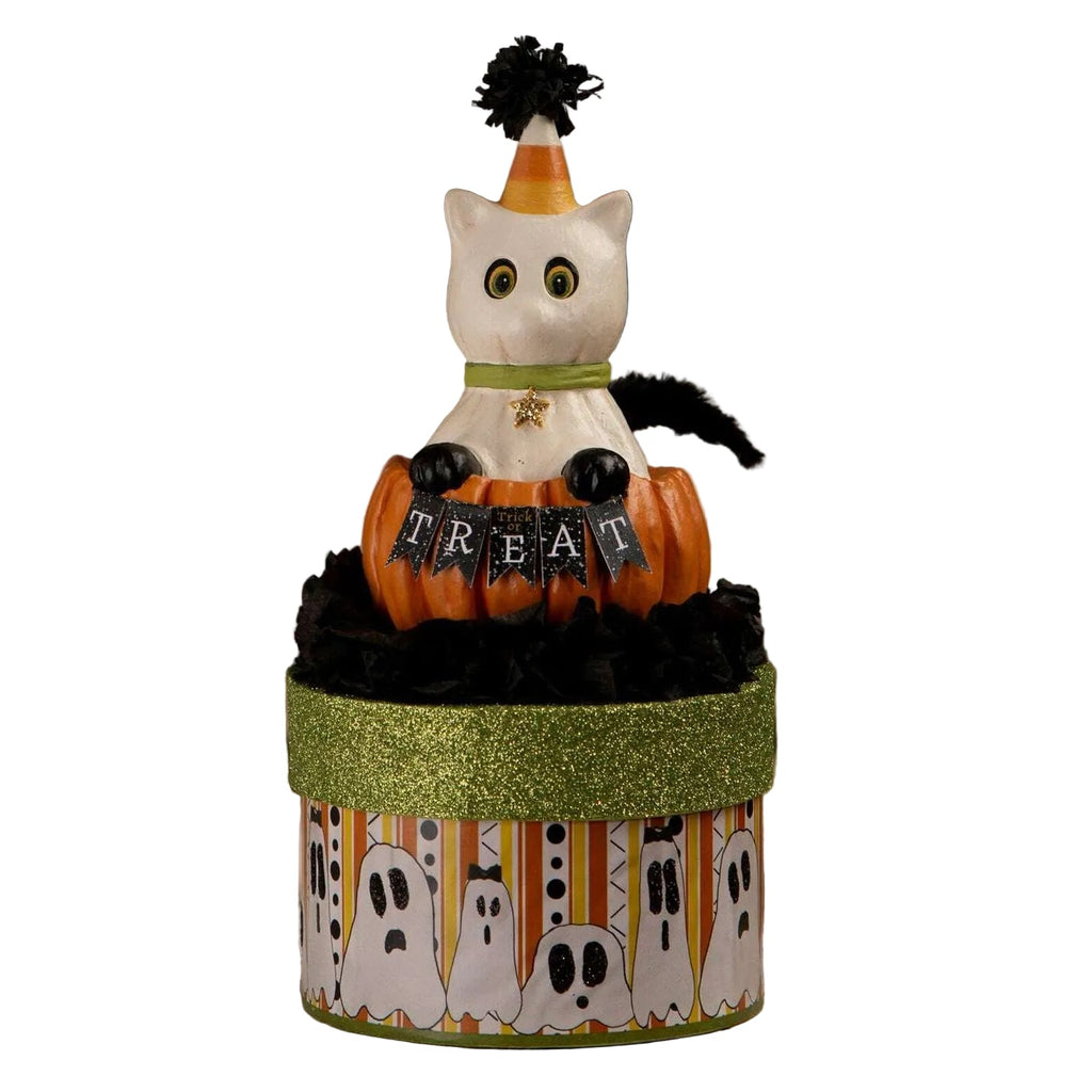 Treat Casper on Box | Halloween Decor | Bethany Lowe - Che Cose Belle