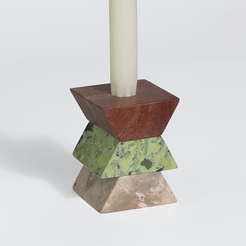 Triangle Puzzle / Stackable Candelabra - Che Cose Belle