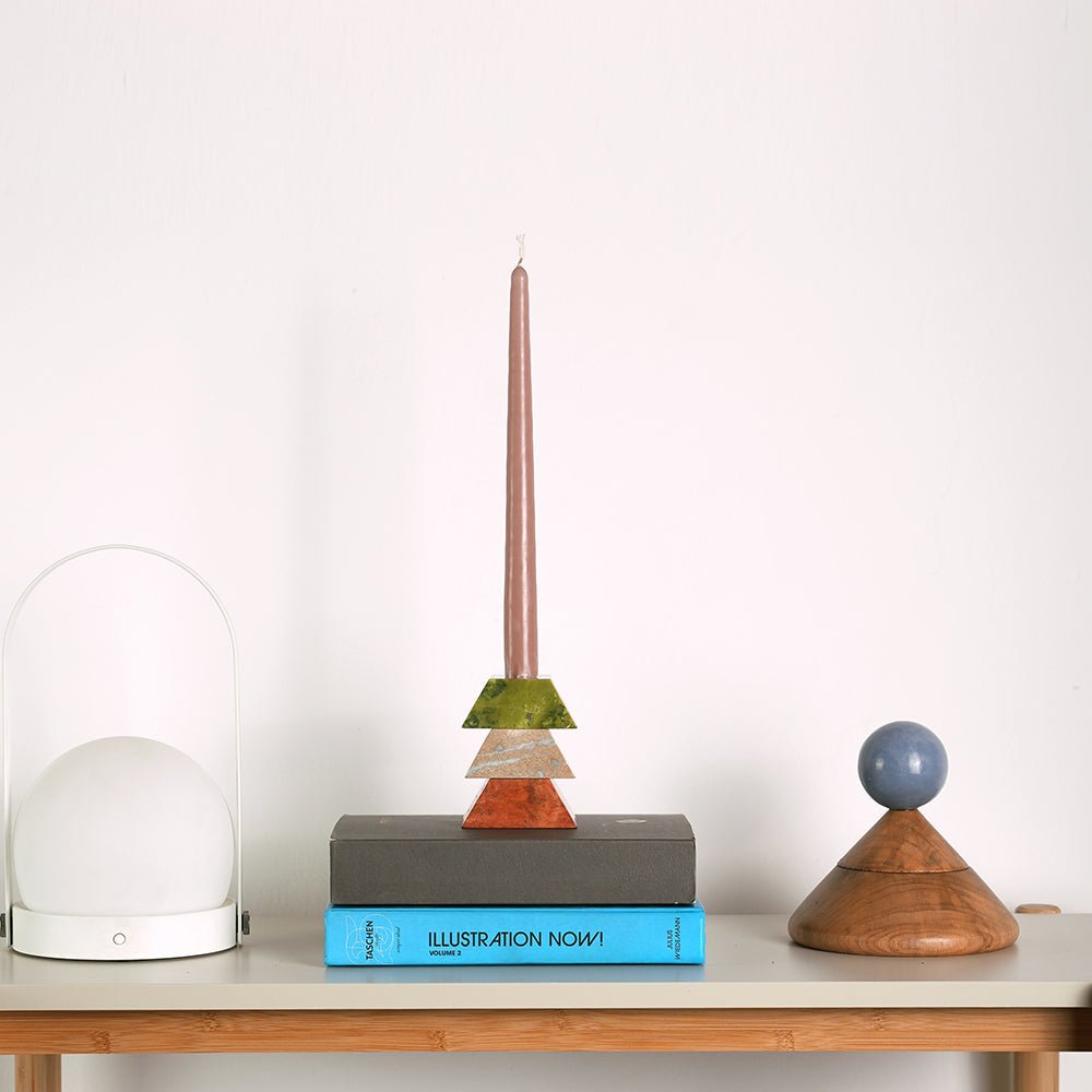 Triangle Puzzle / Stackable Candelabra - Che Cose Belle