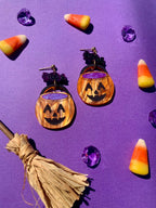 Trick or Treat Acrylic Halloween Earrings - Che Cose Belle