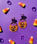 Trick or Treat Acrylic Halloween Earrings - Che Cose Belle