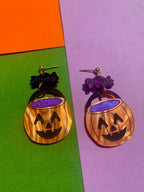 Trick or Treat Acrylic Halloween Earrings - Che Cose Belle