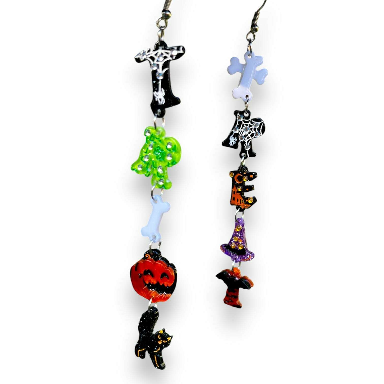 Trick or Treat Halloween Earrings by Lipstick & Chrome