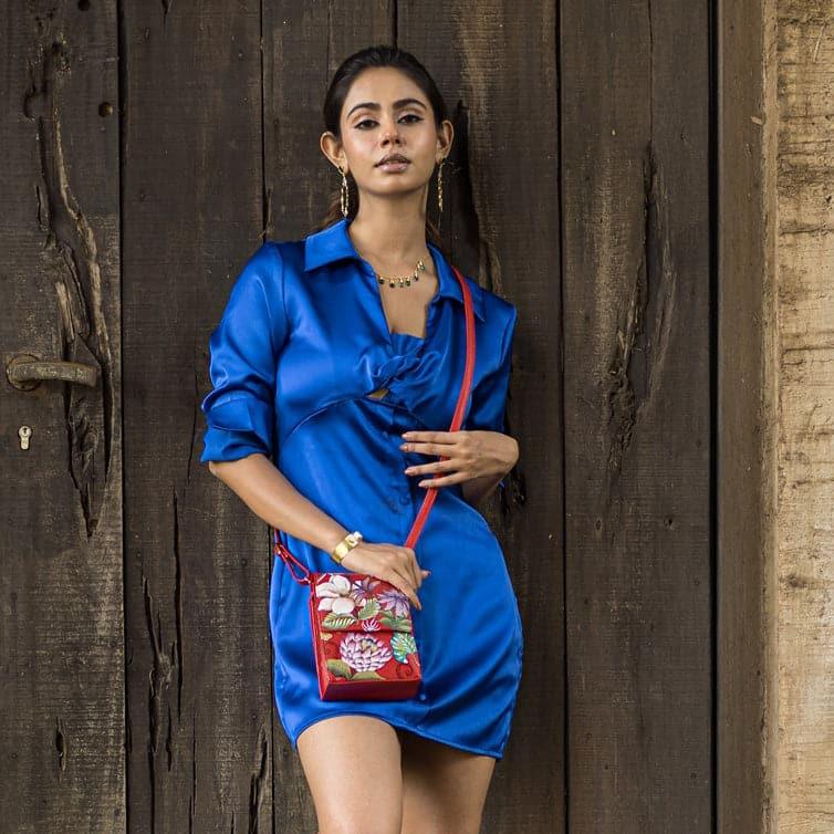 Triple Compartment Crossbody Organizer - 412 - Che Cose Belle