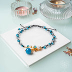 Triple Crystal Anklet of Positivity - Che Cose Belle