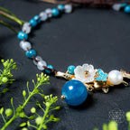 Triple Crystal Anklet of Positivity - Che Cose Belle