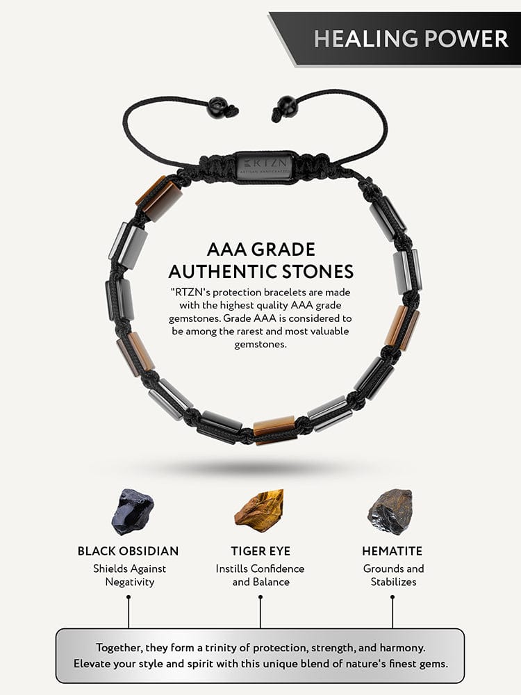 Triple Protection Beaded Bracelet - Havana - Che Cose Belle