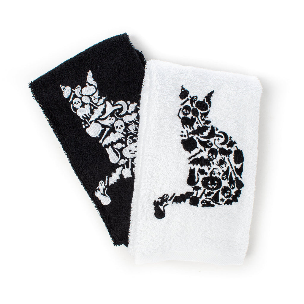 Halloween Cat Hand Towel
