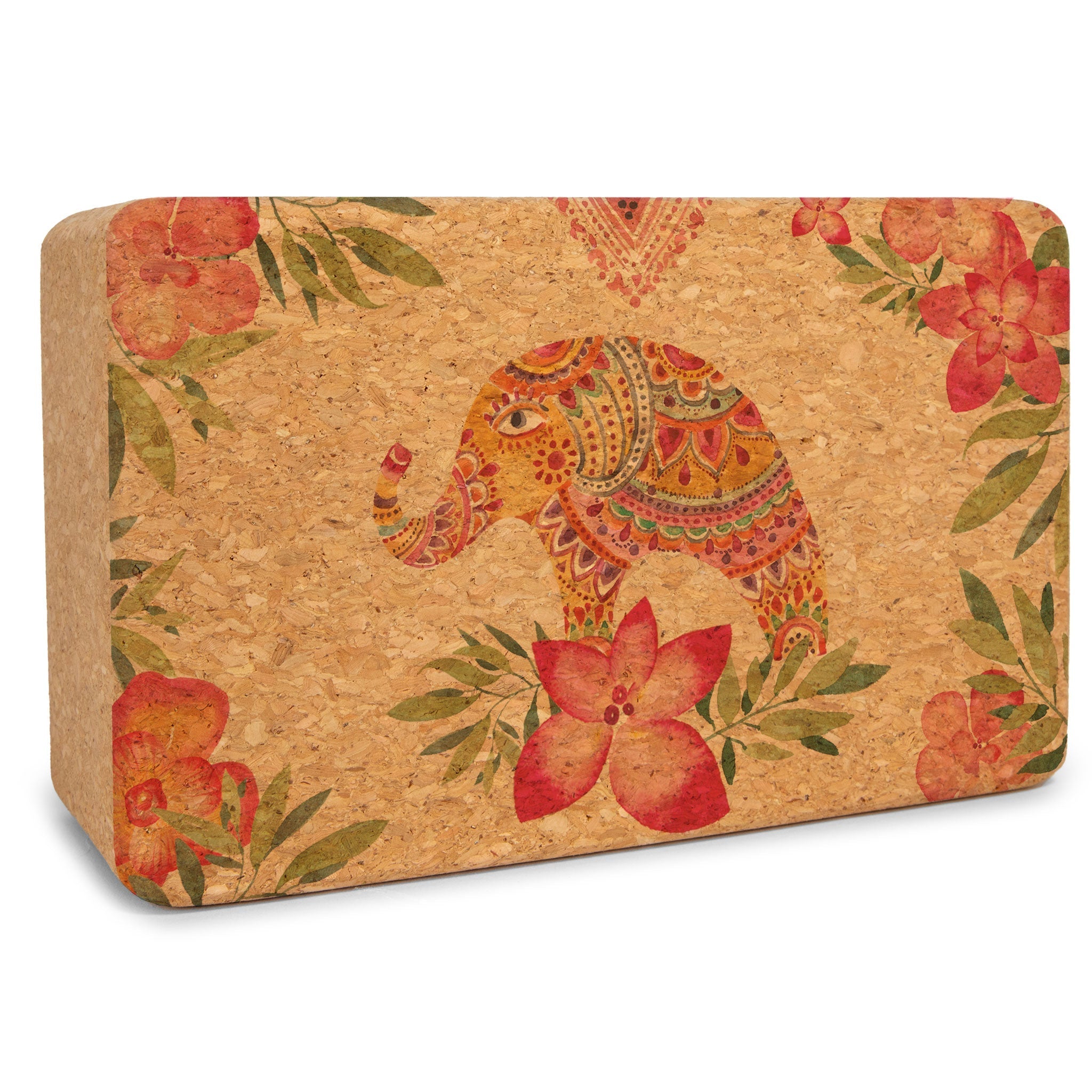 Tropical Vibes Cork Yoga Block - Che Cose Belle
