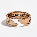 Trust Moon Phase Adjustable Ring - Che Cose Belle