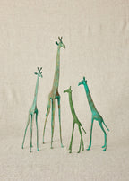 Tuareg Brass Giraffes Figurines - Che Cose Belle