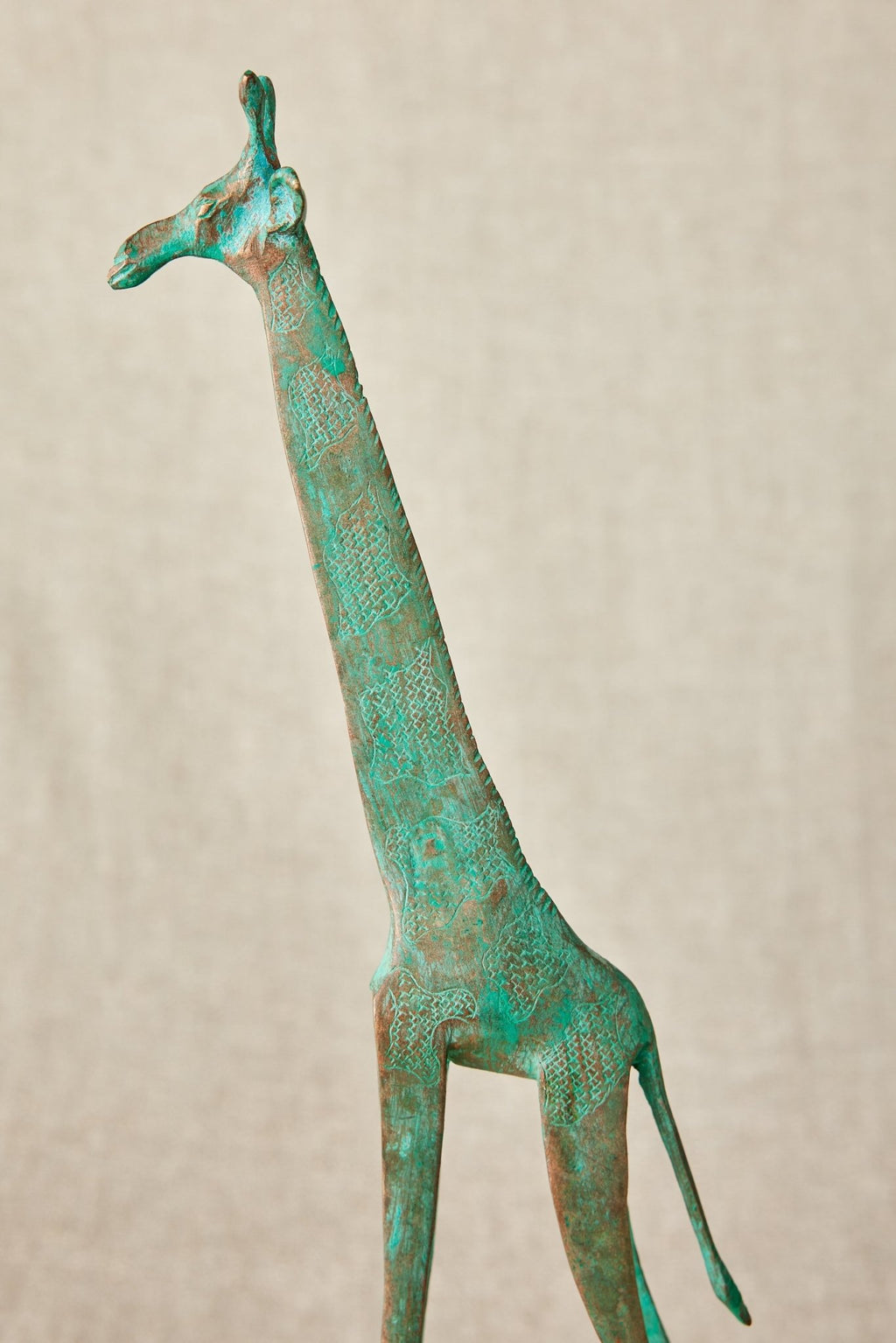 Tuareg Brass Giraffes Figurines - Che Cose Belle