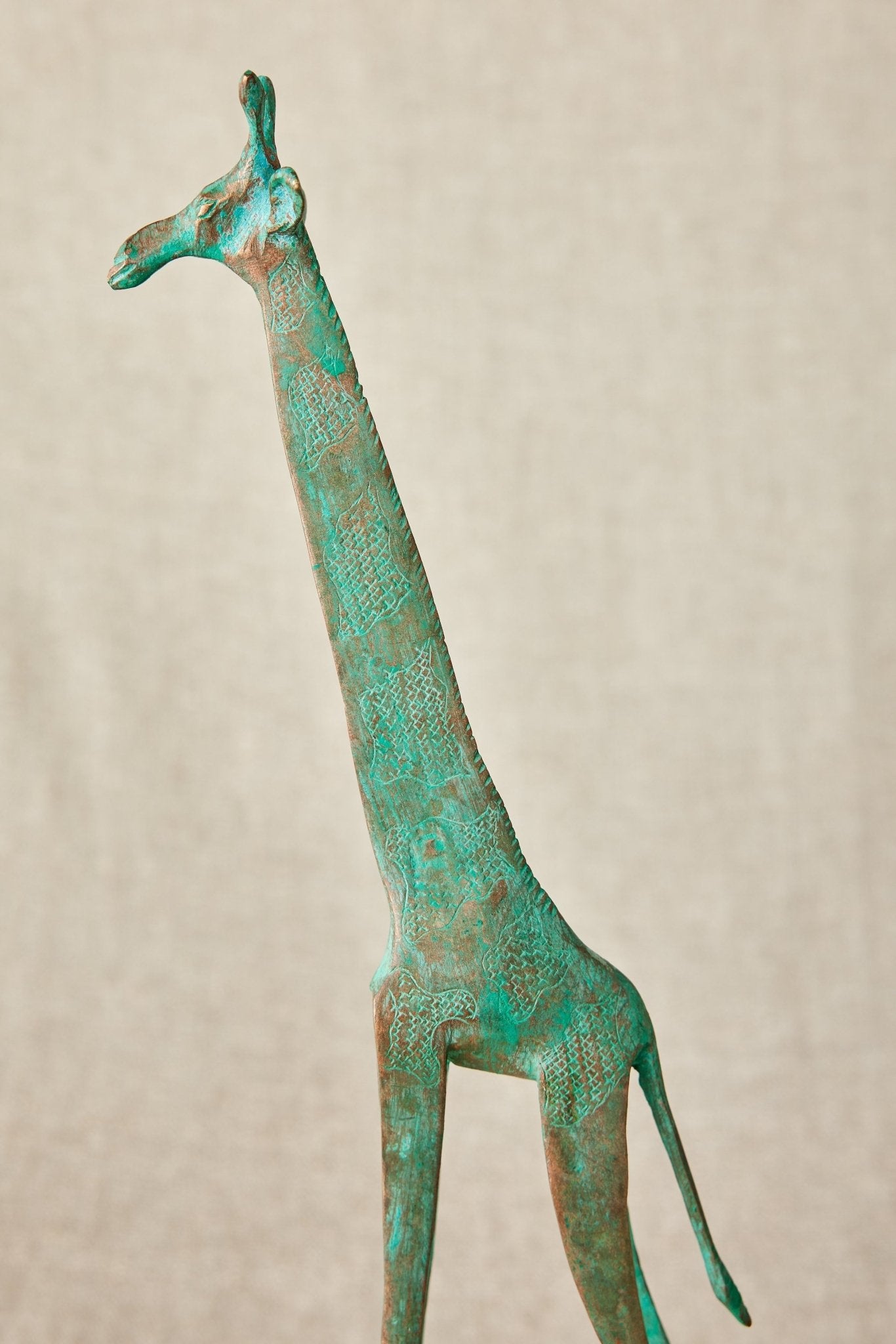 Tuareg Brass Giraffes Figurines - Che Cose Belle