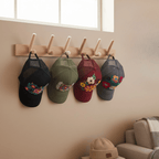 Tulum Hand Embroidered Trucker Flower Hat - Mexico - Che Cose Belle
