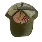 Tulum Hand Embroidered Trucker Flower Hat - Mexico - Che Cose Belle