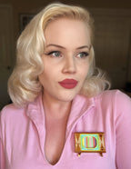 Tune In Customizable Retro TV Brooch by Lipstick & Chrome - Che Cose Belle