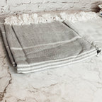 Turkish Stripe Towel 180 GSM Haley Lightweight Flat Woven Beach Bath Towel
