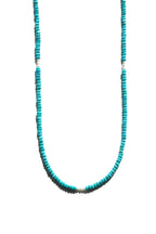 Turquoise and Pearl Beaded Necklace - Che Cose Belle