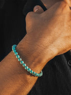 Turquoise Beaded Bracelet - Chain Fit - Che Cose Belle