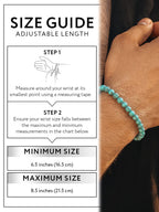 Turquoise Beaded Bracelet - Chain Fit - Che Cose Belle