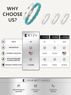 Turquoise Beaded Bracelet - Havana - Che Cose Belle