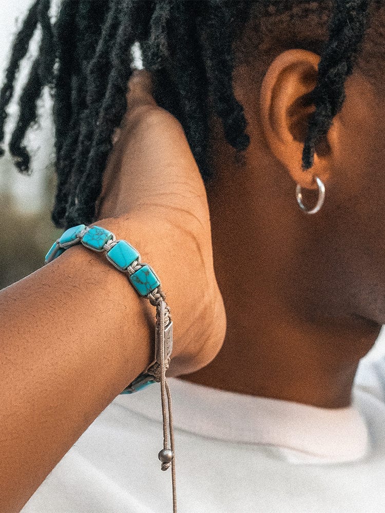 Turquoise Beaded Bracelet - Havana - Che Cose Belle