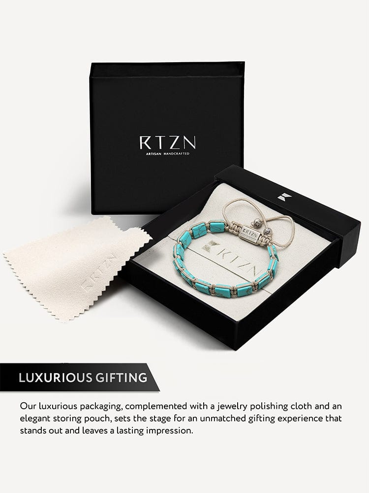 Turquoise Beaded Bracelet - Havana - Che Cose Belle