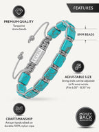 Turquoise Beaded Bracelet - Havana - Che Cose Belle