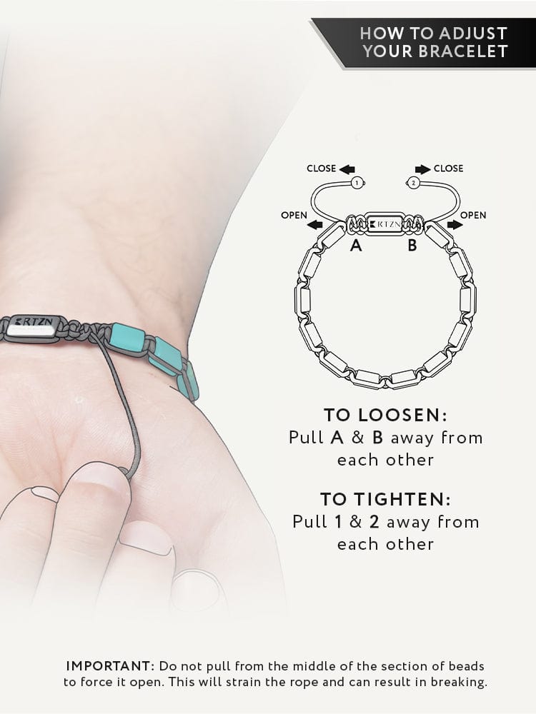 Turquoise Beaded Bracelet - Havana - Che Cose Belle