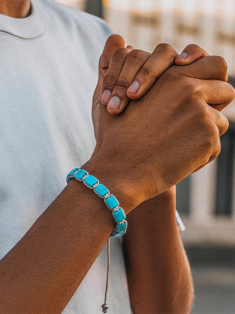 Turquoise Beaded Bracelet - Havana - Che Cose Belle