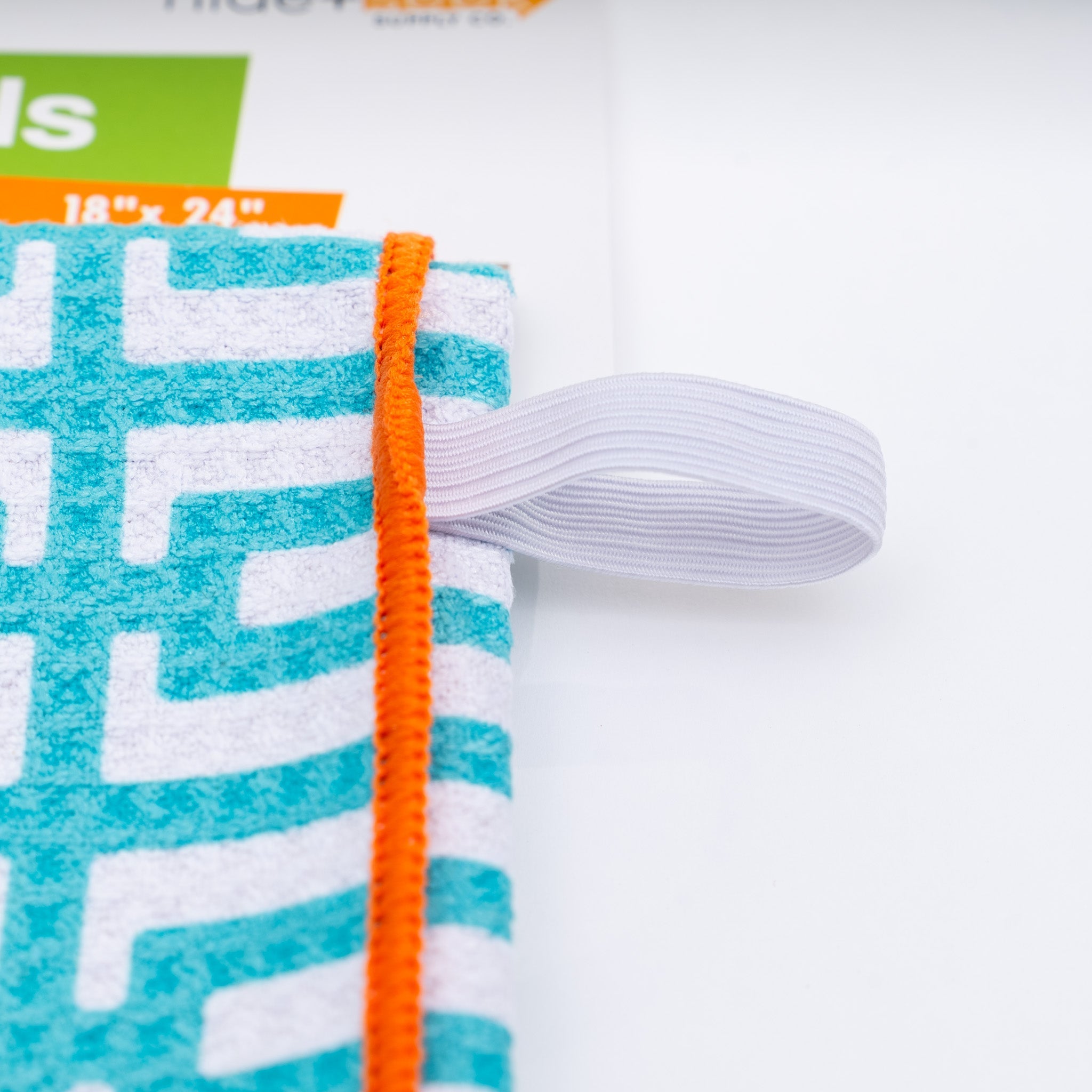 Turquoise Breeze Block Hand Towel 18" x 24" - Che Cose Belle