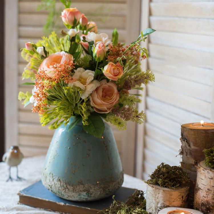 Turquoise Ceramic Vase - Che Cose Belle