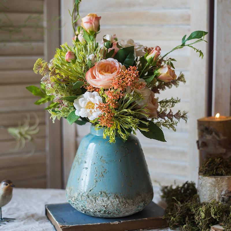 Turquoise Ceramic Vase - Che Cose Belle