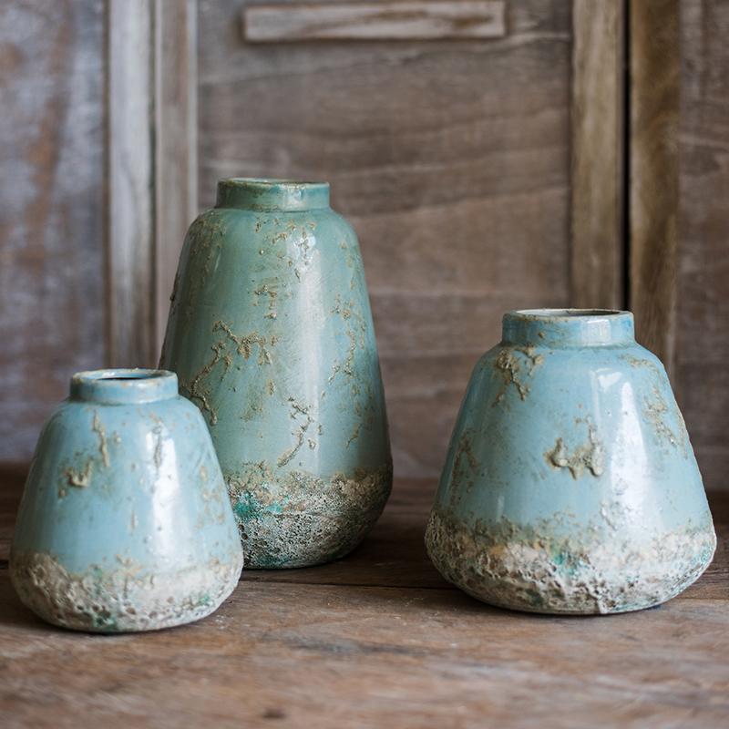 Turquoise Ceramic Vase - Che Cose Belle