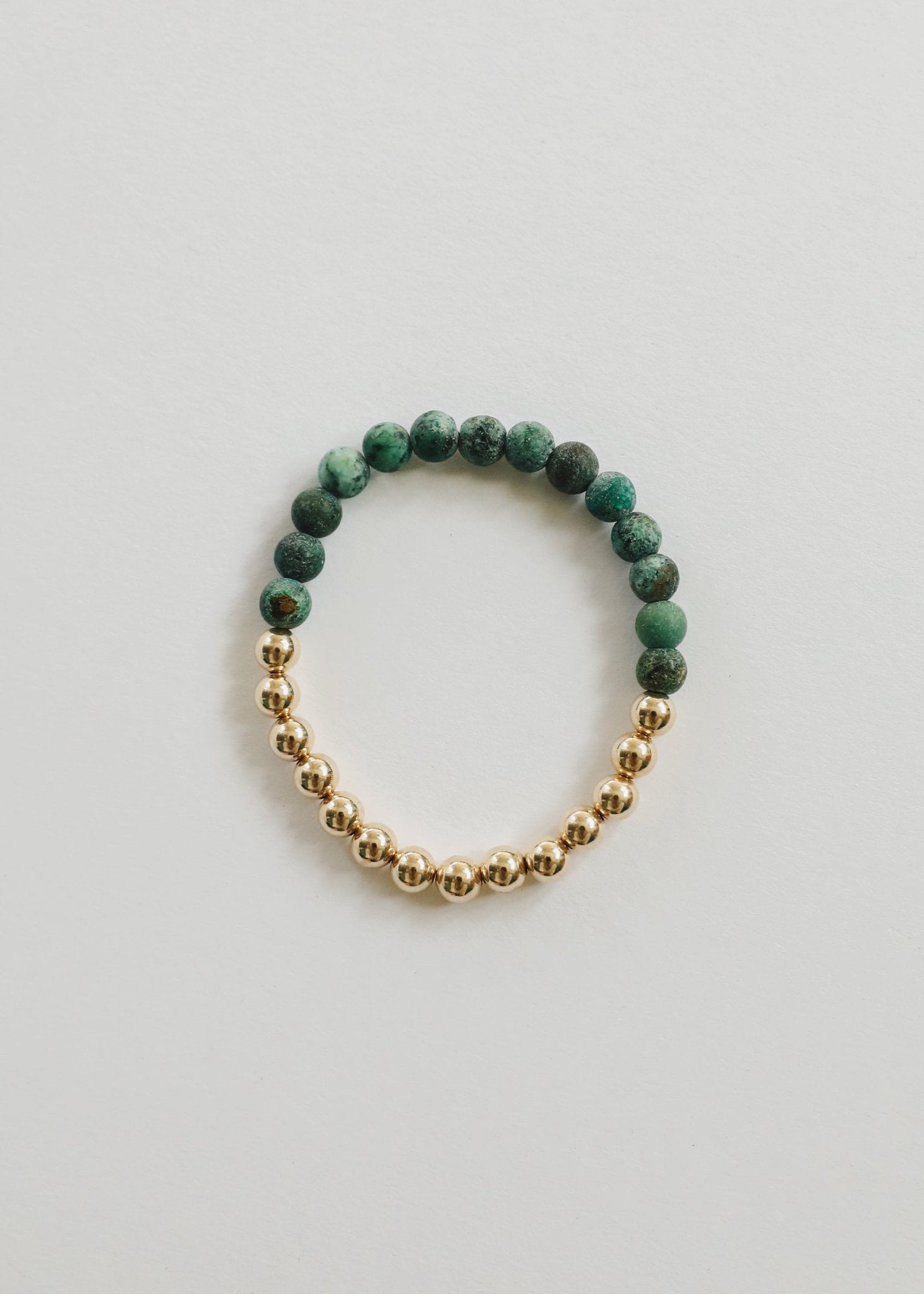 Turquoise Jasper :14k Gold Filled Sun + Moon || Adult Bracelets - Che Cose Belle