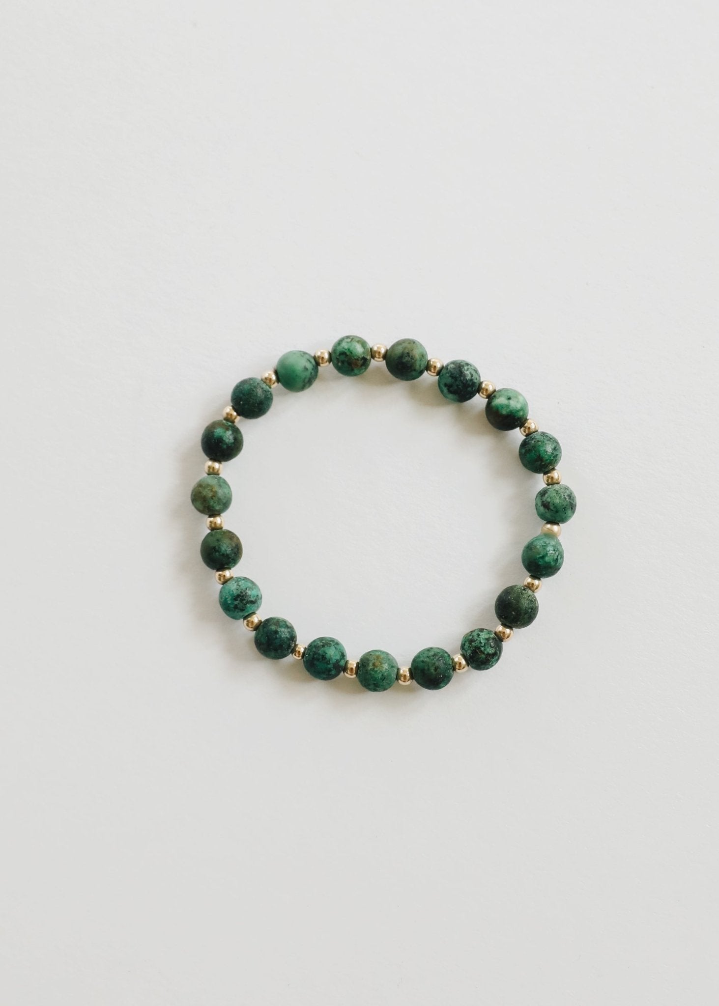 Turquoise Jasper :14k Gold Filled Sun + Moon || Adult Bracelets - Che Cose Belle