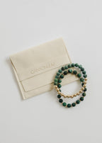 Turquoise Jasper :14k Gold Filled Sun + Moon || Adult Bracelets - Che Cose Belle